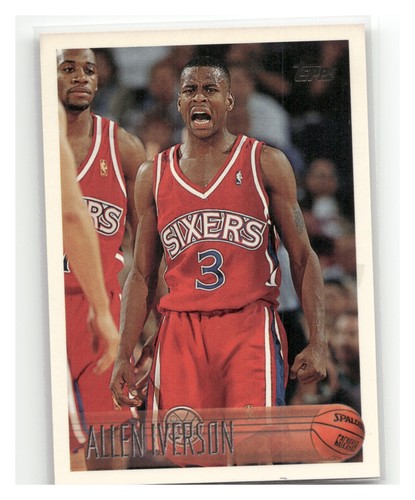 1996 topps allen iverson - 1996-97,