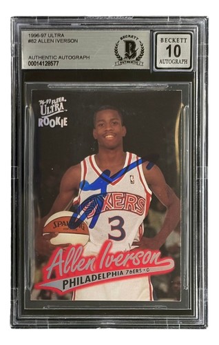 Allen iverson signed - allen, 1996/97