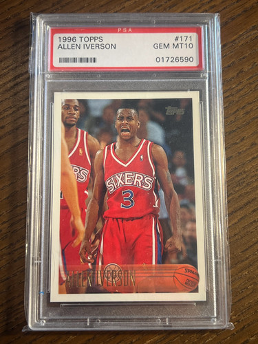 Psa 1996 topps - 10, allen